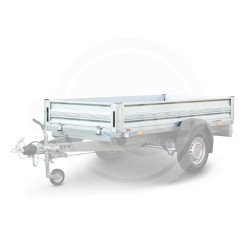 Bordwandaufsatz 35 cm hoch aus Aluminium für SySTEMA-Tieflader