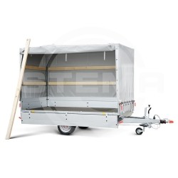 150 cm Hochplane und -spriegel PREMIUM für Rückwärtskipper Rocko Smart (RKE..-23-15..)